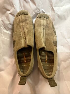 Merrell Women's Slip-On performance Loafers Barrado leather sage size 7.5